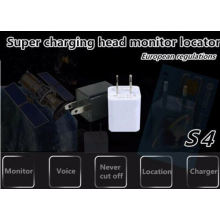 Latest Voice Activated USB Wall Charger GSM GPS SIM Tracker Audio Monitor Listening Device